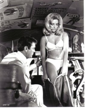 Tony Curtis and Sharon Tate